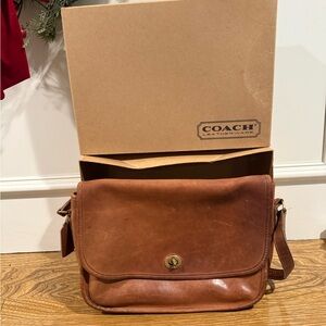 Coach Brown Leather vintage bag